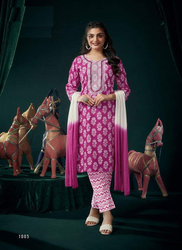 Ishika By Wanna Pure Cotton Readymade Suits Catalog